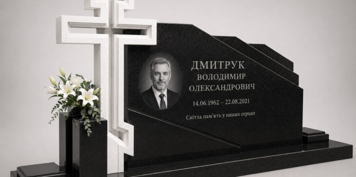 Пам’ятник з горизонтальною стелою – сучасне рішення для гідного… — фото 6, майстерня Мемомайстер